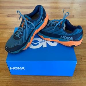 ⛰ Hoka Men’s Torrent. Size 10. Teal/Orange